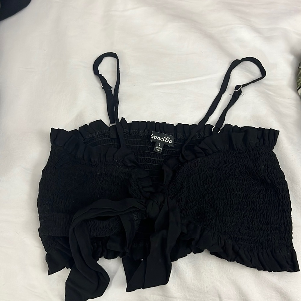 Tie crop top